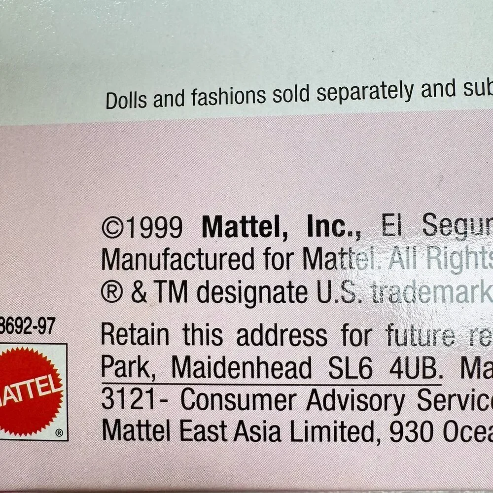 Mattel vintage 1999